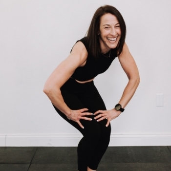 Julia laughing